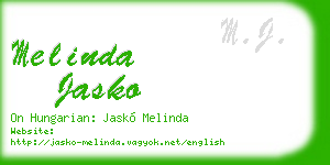 melinda jasko business card